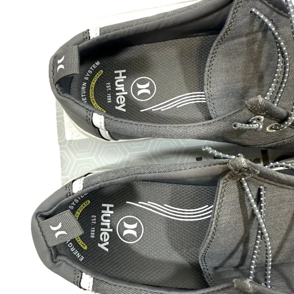 Hurley Laguna Gray Sneakers Men’s Size 10 | New